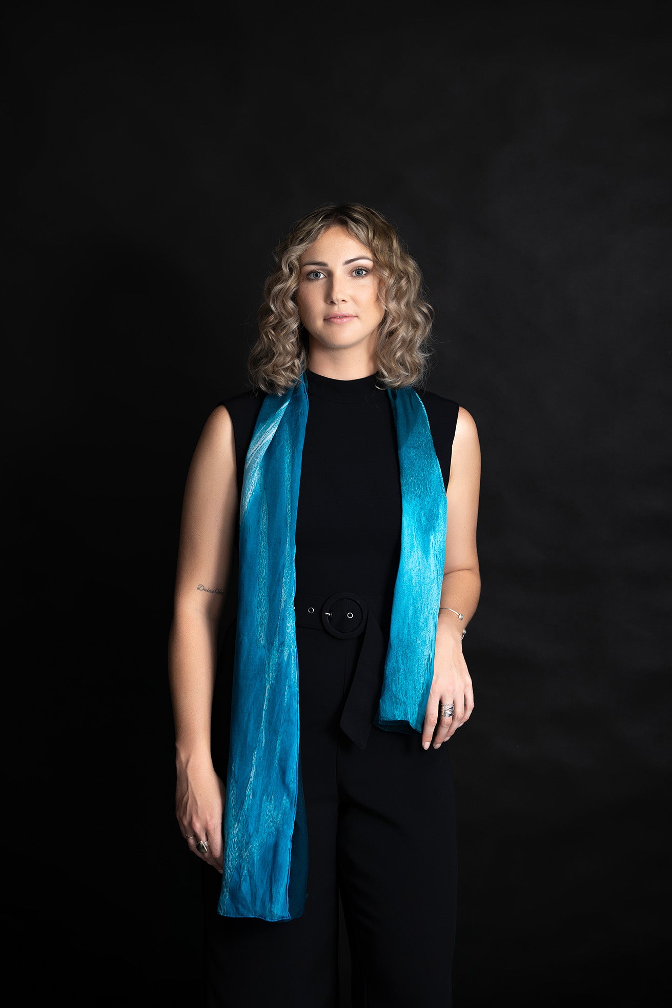 Silk Scarf  'Waterway'