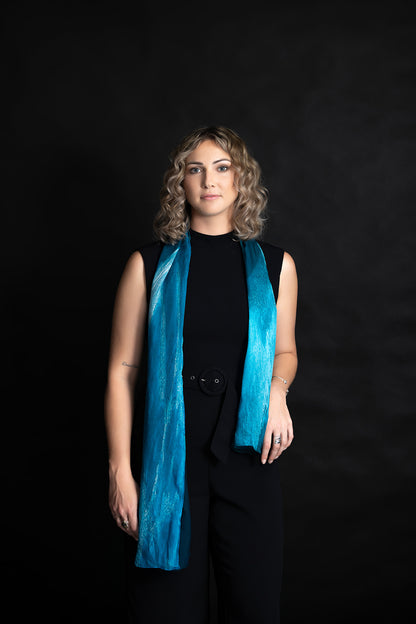 Silk Scarf  'Waterway'